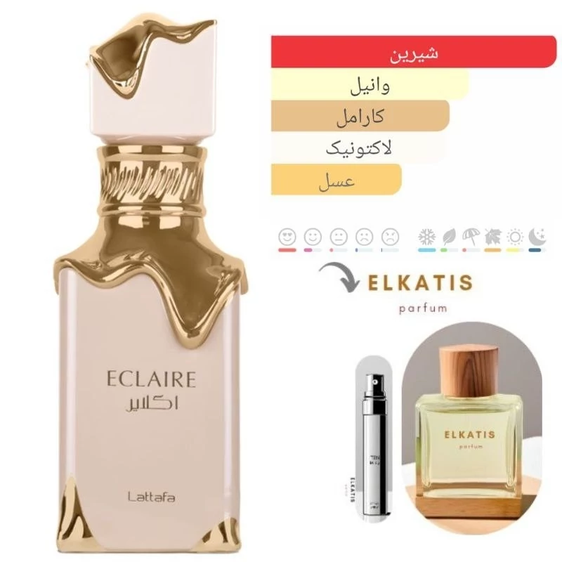 عطر ادکلن لطافه اکلایر (1میل)لوزی گرید Top