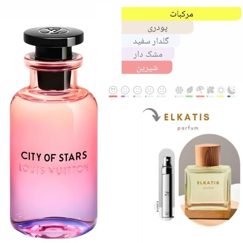 عطر ادکلن لویی ویتون سیتی آف استارز ( 1 میل) برند لوزی گرید Top