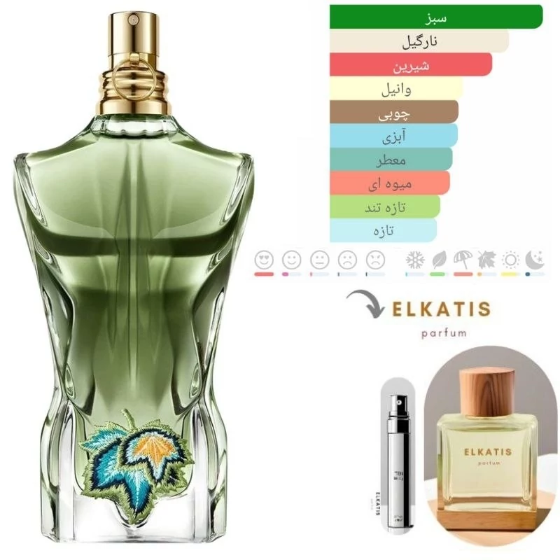 عطر ادکلن ژان پل گوتیه پارادایس گاردن(1 میل) برند لوزی گرید Hi