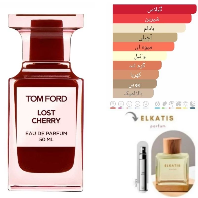 عطر ادکلن تام فورد لاست چری(غلظت 50درصد گرید Top)در حجم های مختلف