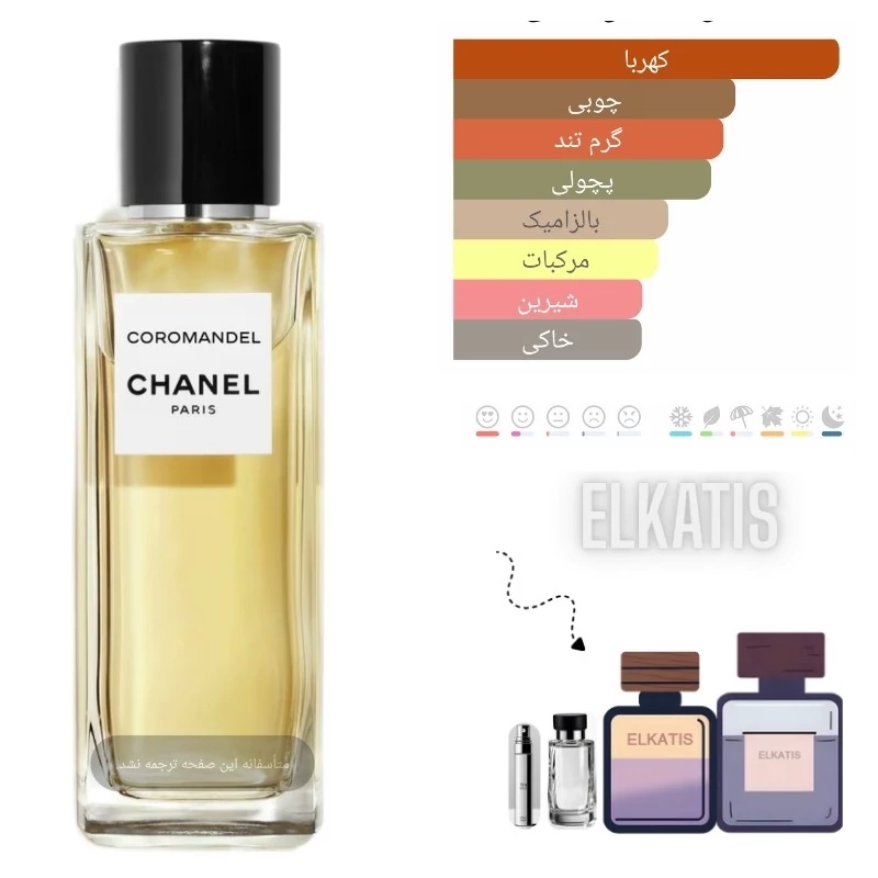 عطر شنل کوروماندل(حجم های مختلف) گرید Top(توضیحات مطالعه شود)