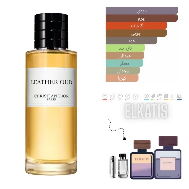 عطر دیور لیدر عود (لدر عود) (حجم های مختلف) گرید Top(توضیحات مطالعه شود)