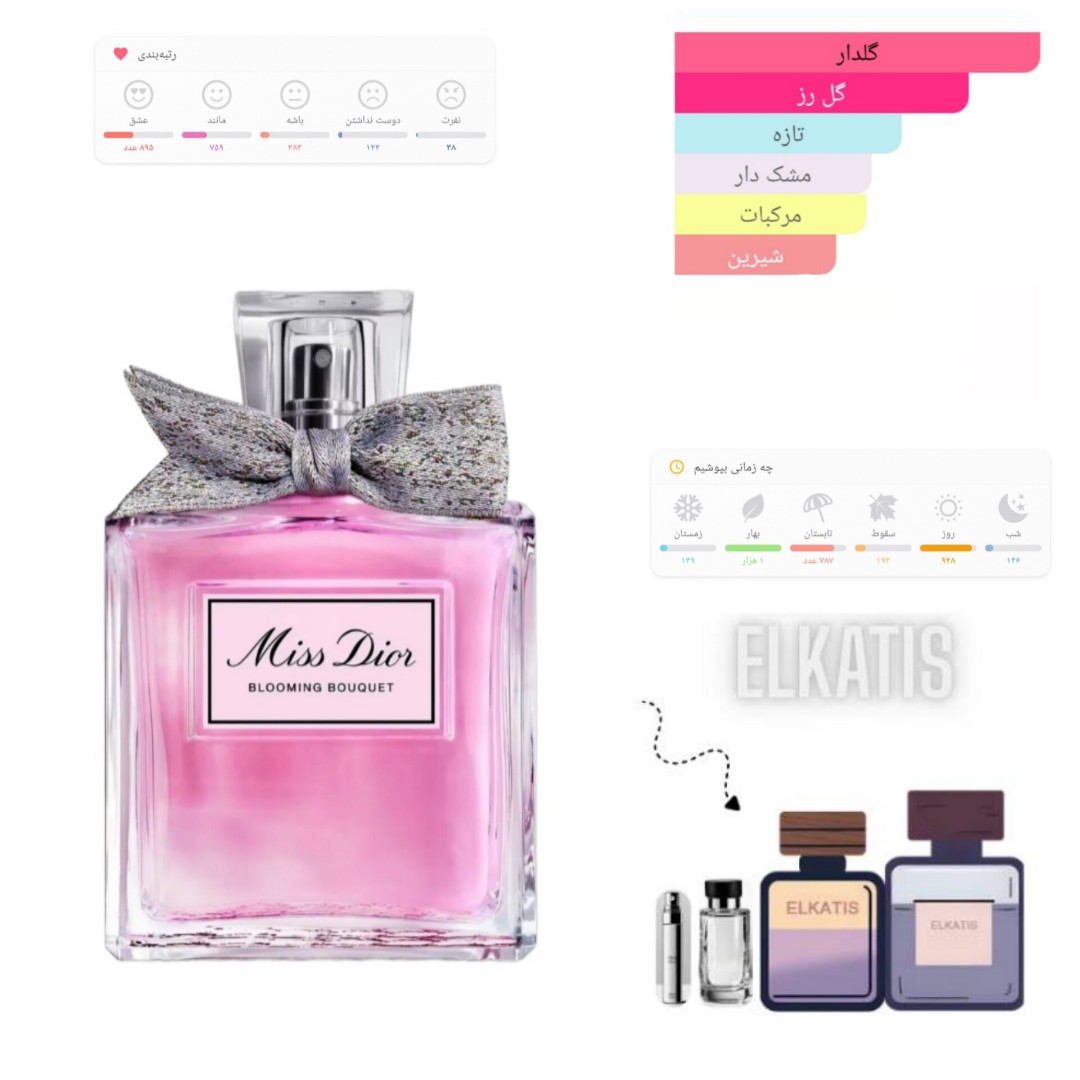 عطر میس دیور بلومینگ بوکت (حجم های مختلف) گرید تاپ (توضیحات مطالعه شود)